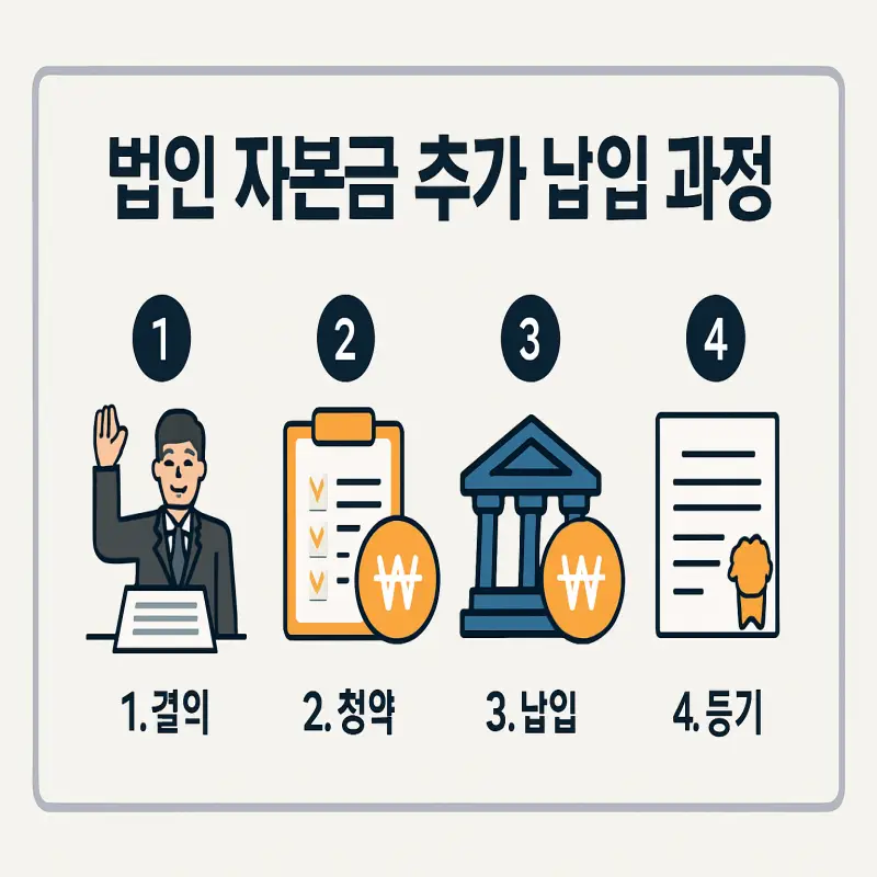 법인 자본금 추가 납입 과정을 단계별로 설명하는 비즈니스 가이드 썸네일