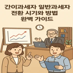 간이과세자 일반과세자 전환 시기와 절차를 설명하는 세무 가이드 썸네일