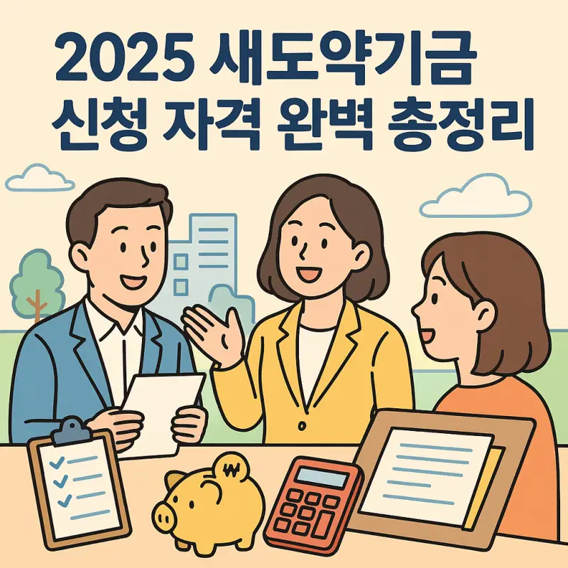 새도약기금 신청 자격 요건과 조건을 안내하는 정부 지원금 정보 썸네일
