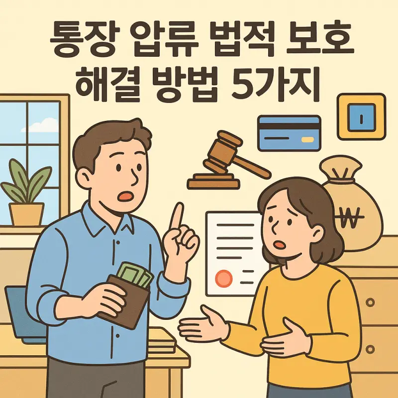 150 이하 통장 압류 시 법적 보호 방법과 해결책을 안내하는 금융 가이드 썸네일