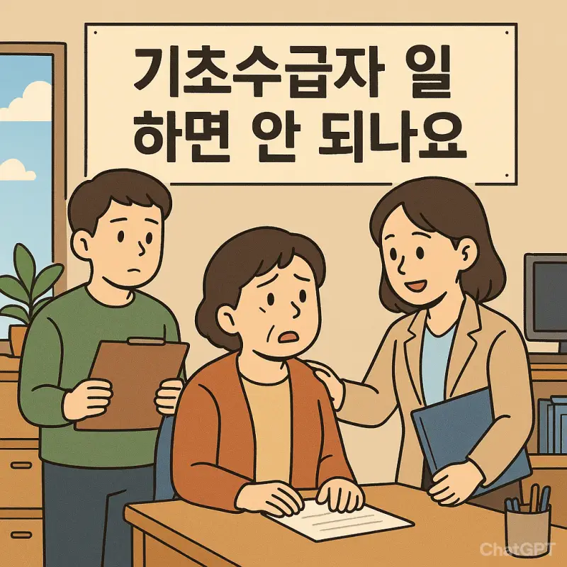 기초수급자 일 하면 안되나요 질문에 답하는 근로소득 기준 안내 썸네일