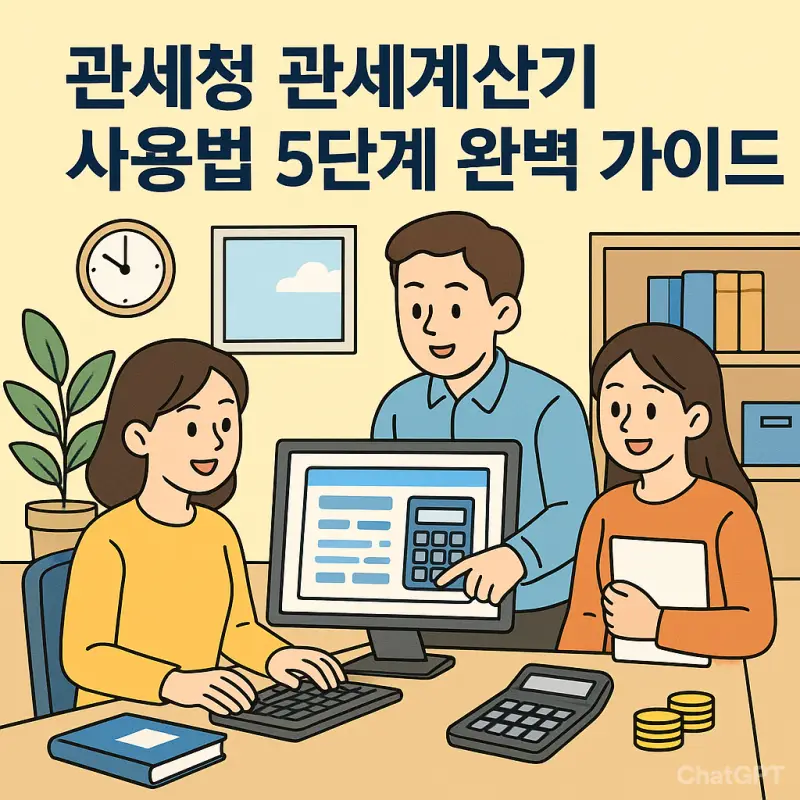관세청 관세계산기 사용법을 5단계로 설명하는 가이드 썸네일