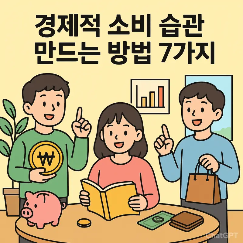 경제적 소비 습관을 실천하는 7가지 방법을 소개하는 재정 관리 가이드 썸네일