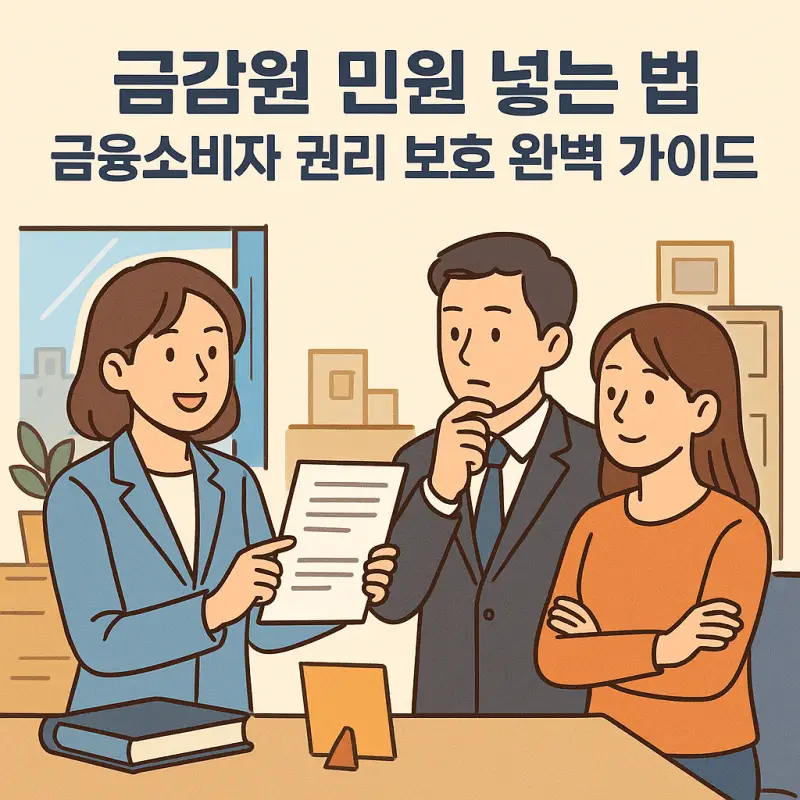 금감원 민원 넣는 법을 단계별로 안내하는 금융소비자 권리 보호 가이드 썸네일