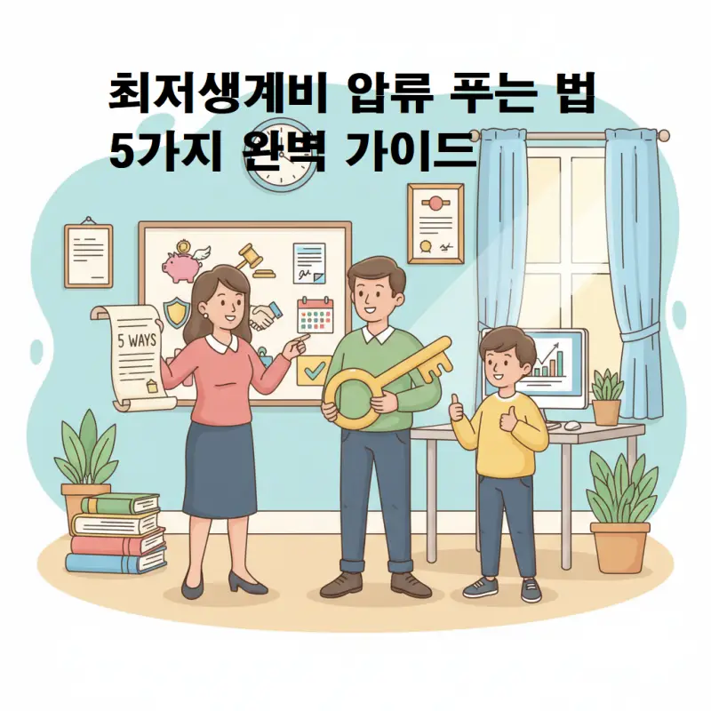 최저생계비 압류 푸는 법 5가지 방법을 안내하는 법률 정보 썸네일