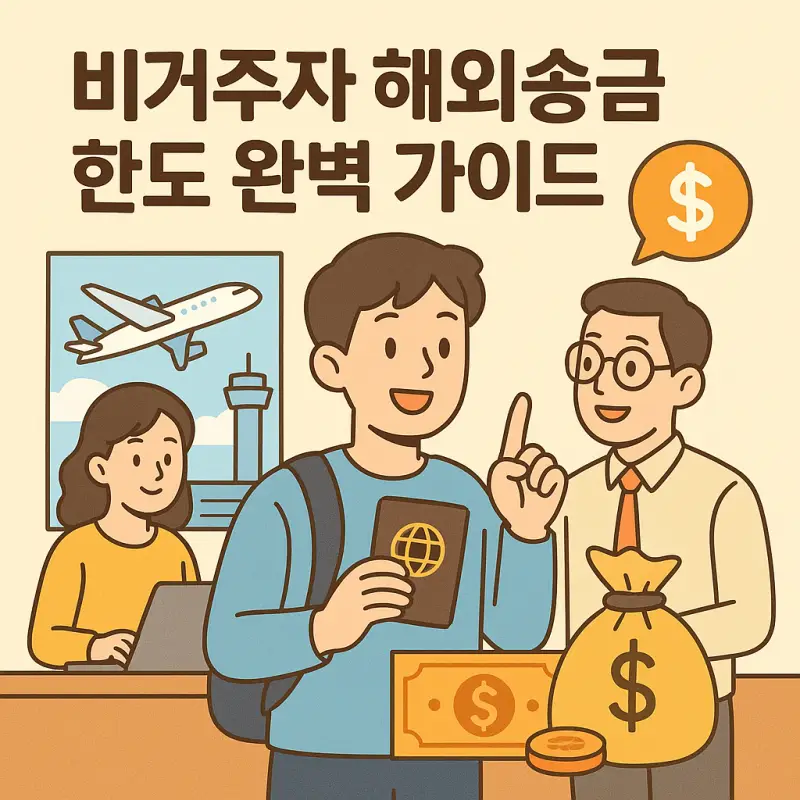 비거주자 해외송금 한도와 송금 절차를 안내하는 금융 가이드 썸네일