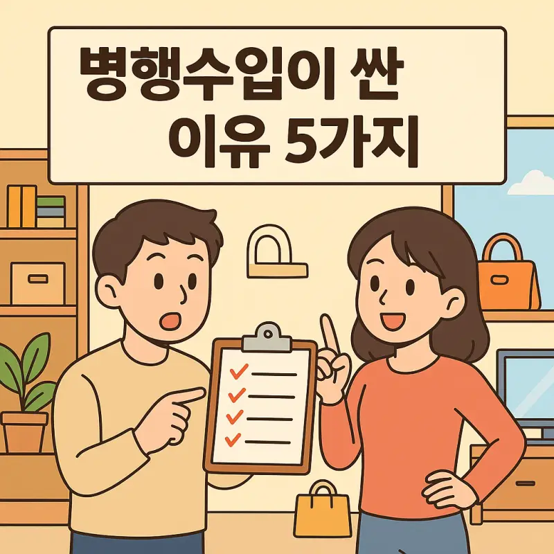 병행수입이 싼 이유 5가지를 설명하는 소비자 정보 가이드 썸네일
