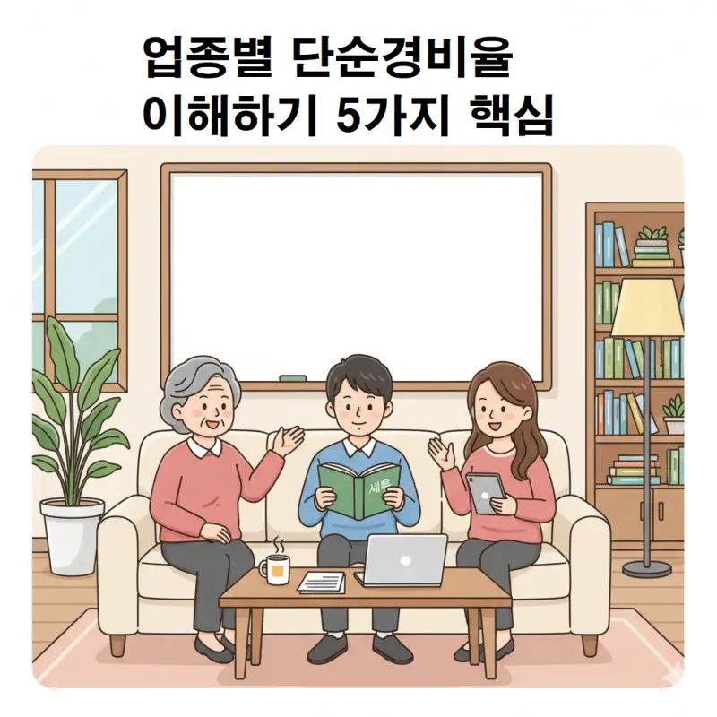 업종별 단순경비율 5가지 핵심 내용을 정리한 세무 정보 안내 썸네일