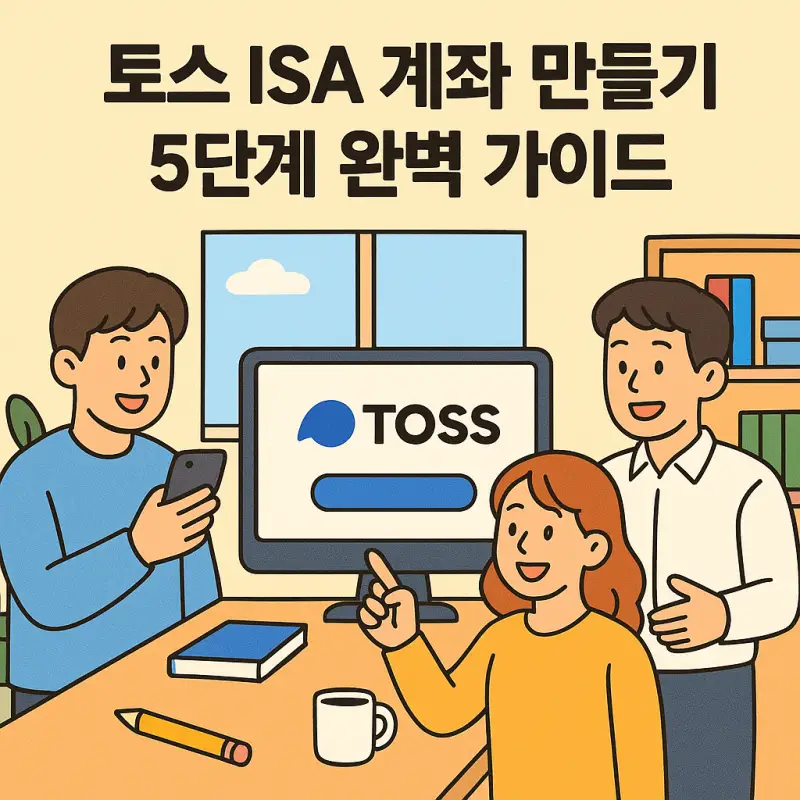 토스 ISA 계좌 만들기 과정을 단계별로 설명하는 금융 가이드 썸네일