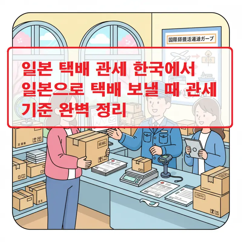일본 택배 관세 완벽 정리 썸네일