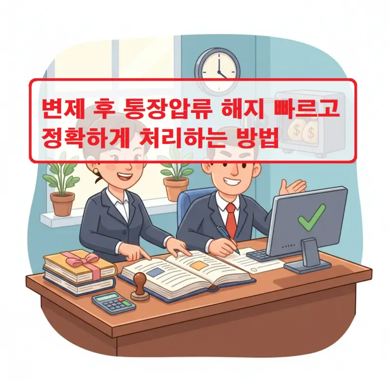 변제 후 통장압류 해지 절차와 필요 서류를 안내하는 금융 채무 해결 가이드 썸네일