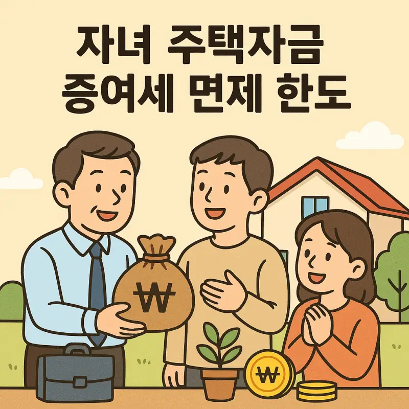 자녀 주택자금 증여세 면제 한도와 절세 방법을 안내하는 세금 가이드 썸네일