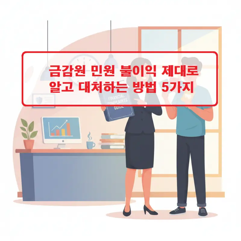 금감원 민원 불이익 없이 제대로 대처하는 방법을 안내하는 금융 정보 썸네일