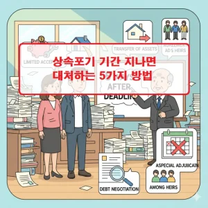 상속포기 기간 지나면 대처할 수 있는 방법을 안내하는 법률 정보 썸네일