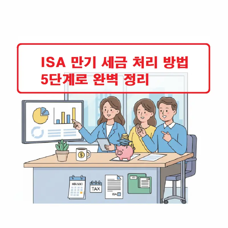 ISA 만기 세금 처리 방법과 절차를 설명하는 금융 세무 정보 썸네일