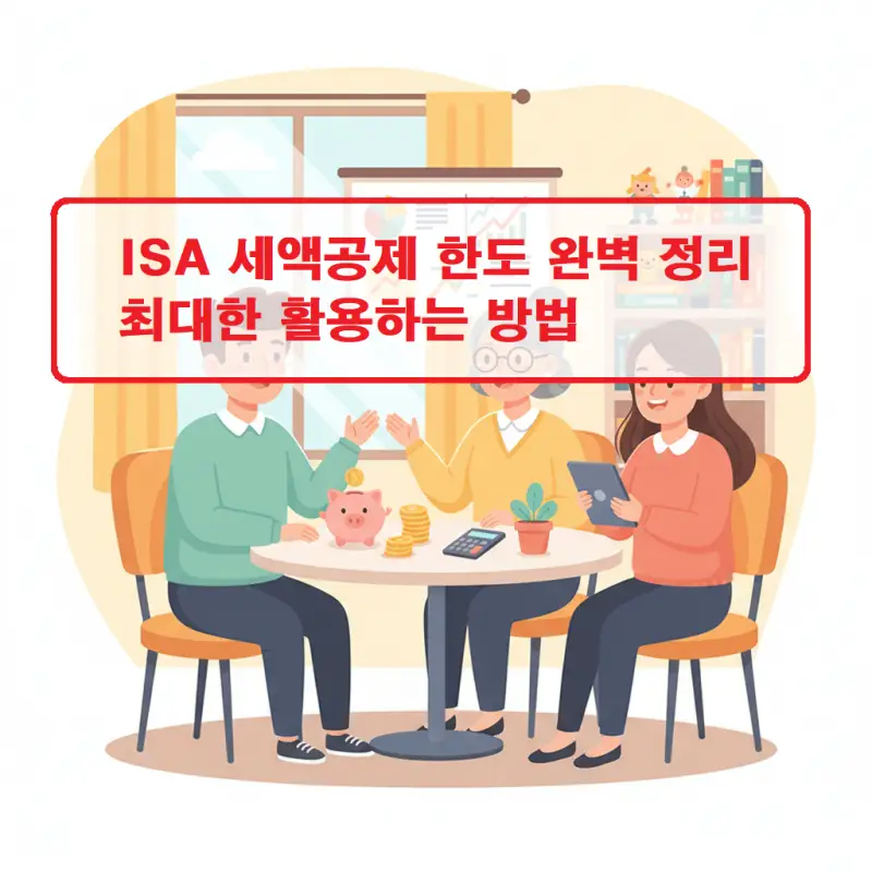 ISA 세액공제 한도와 절세 혜택을 최대한 활용하는 방법을 안내하는 금융 정보 썸네일