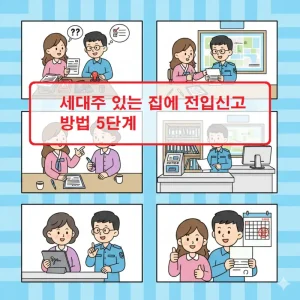 세대주 있는 집에 전입신고 하는 절차와 필요 서류를 안내하는 주거 정보 썸네일