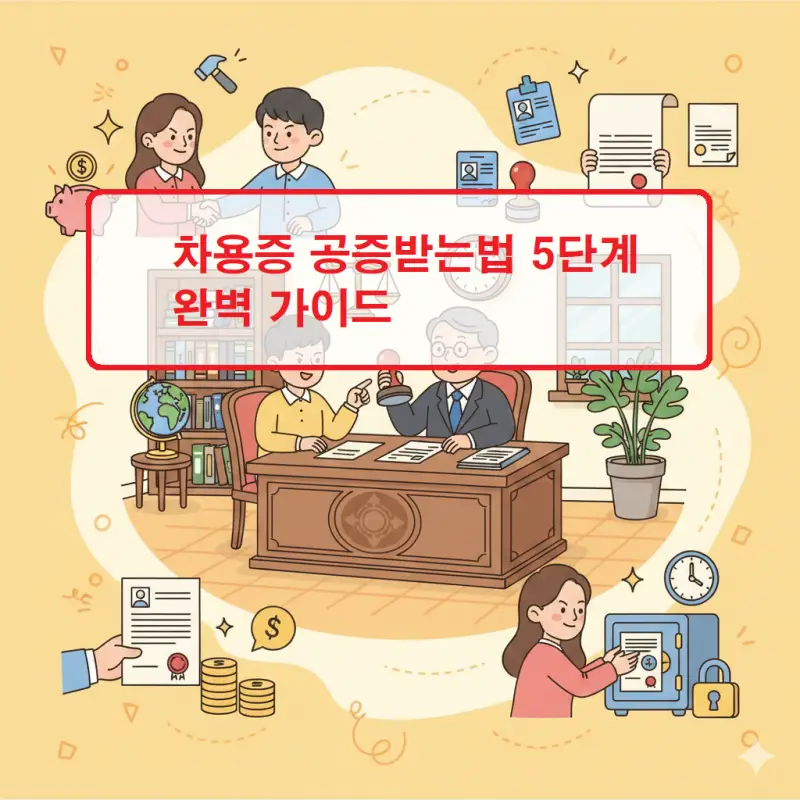 차용증 공증받는법을 5단계로 설명하는 법률 가이드 썸네일 이미지