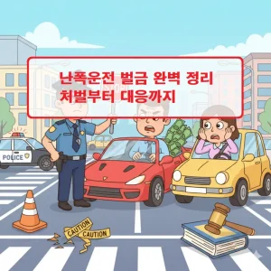 난폭운전 벌금 기준과 처벌 수위를 정리한 교통법규 안내 썸네일