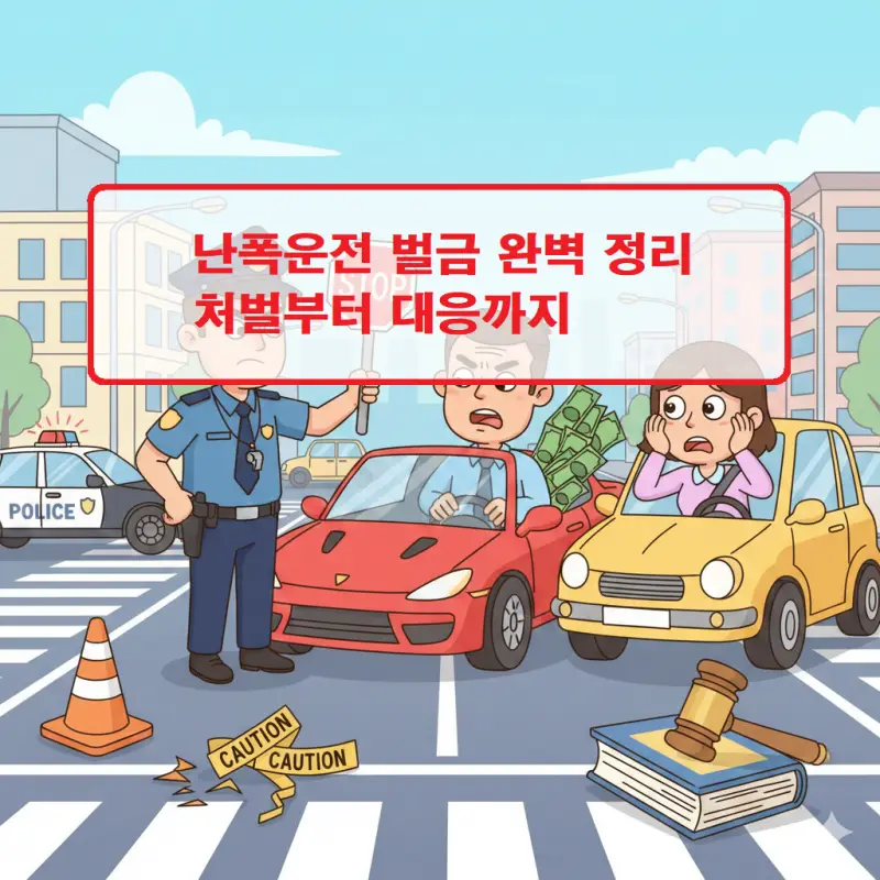 난폭운전 벌금 기준과 처벌 수위를 정리한 교통법규 안내 썸네일