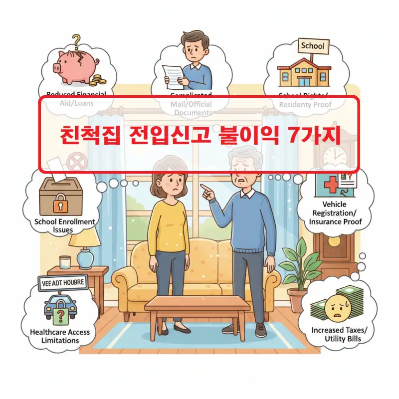 친척집 전입신고 불이익 7가지를 정리한 주민등록 관련 정보 썸네일