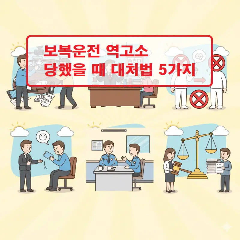 보복운전 역고소 당했을 때 법적 대응 방법과 증거 확보 절차를 안내하는 교통법규 썸네일