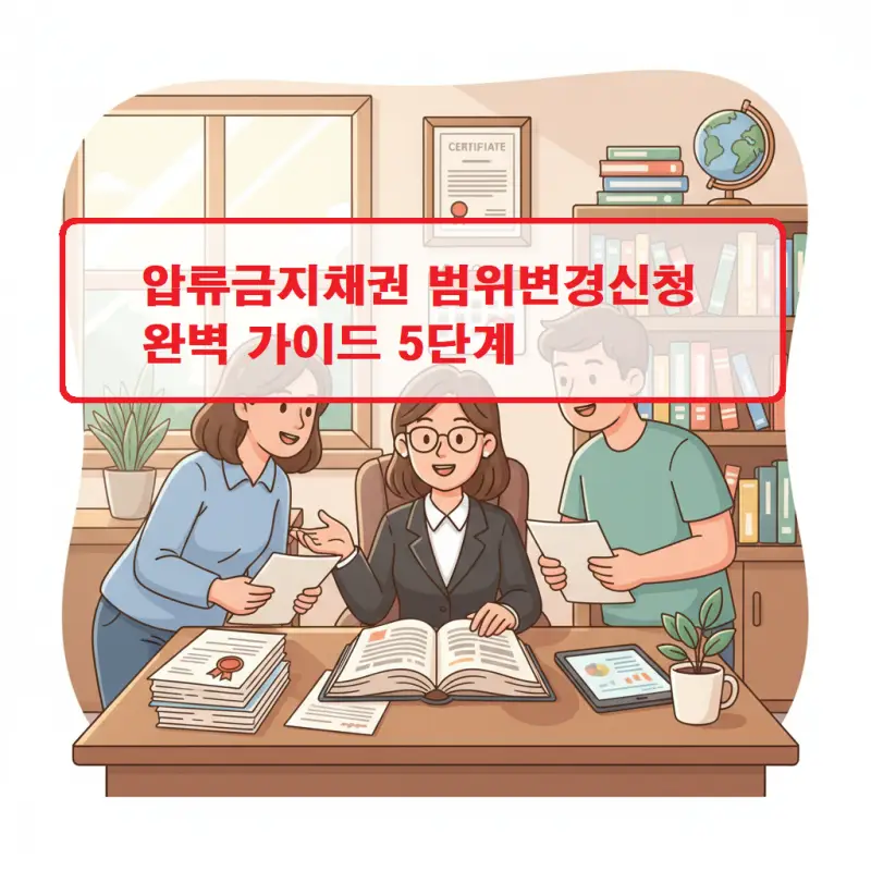압류금지채권 범위변경신청 절차를 5단계로 정리한 법률 정보 가이드 썸네일