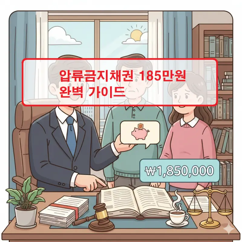 압류금지채권 185만원 기준과 보호 범위를 설명하는 법률 정보 썸네일