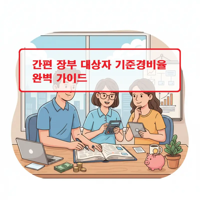 간편 장부 대상자 기준경비율 제도를 설명하는 세금 정보 썸네일