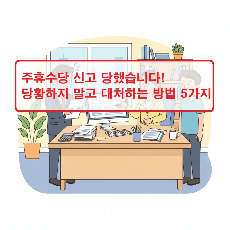 주휴수당 신고 당했습니다 상황에서 사업주가 대처하는 방법을 안내하는 노무 정보 썸네일