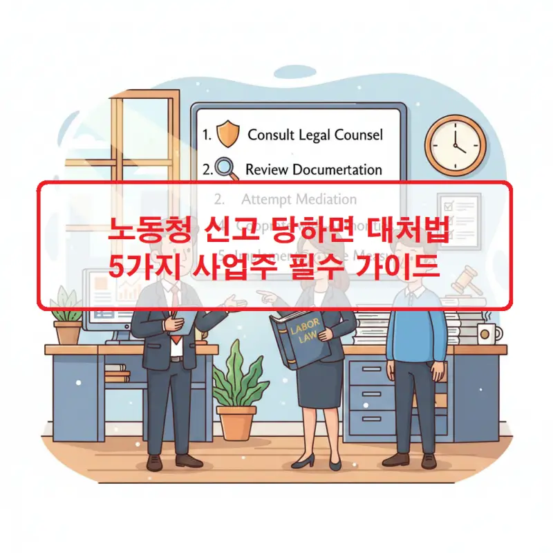 노동청 신고 당하면 사업주가 취해야 할 대응 절차를 정리한 가이드 썸네일