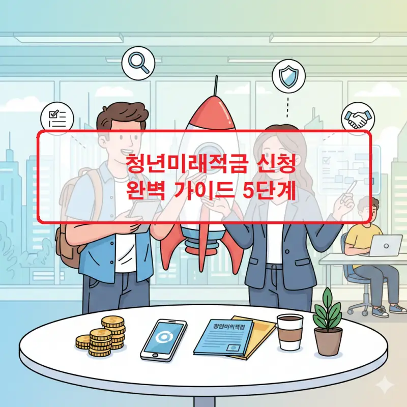 청년미래적금 신청 절차와 방법을 단계별로 안내하는 금융 정보 썸네일