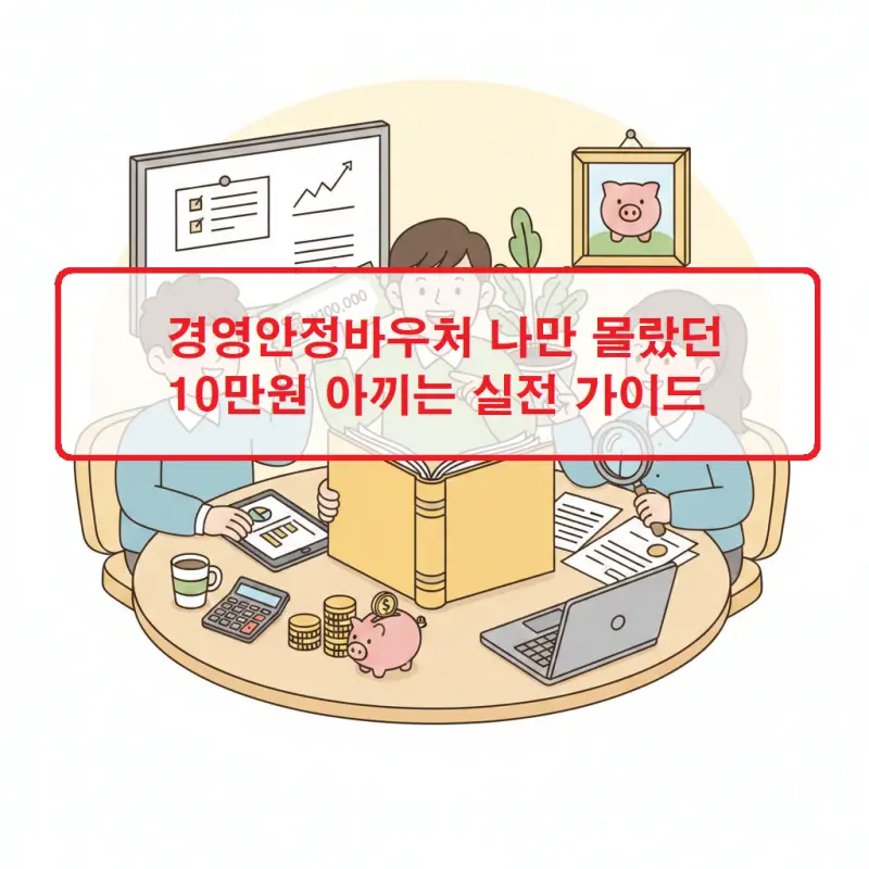 경영안정바우처 신청 방법과 10만원 절약 팁을 안내하는 소상공인 지원 정보 썸네일