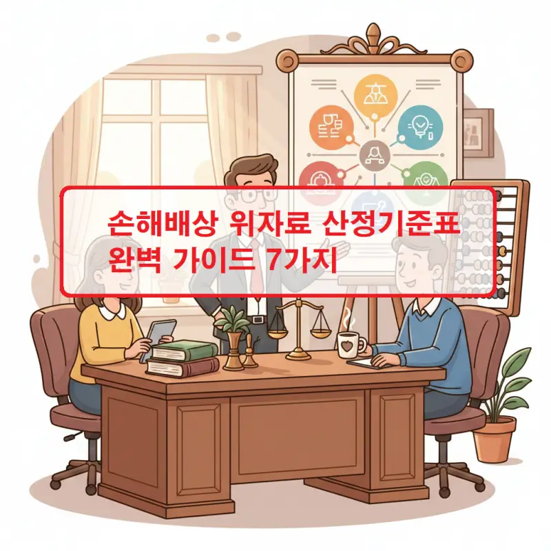 손해배상 위자료 산정기준표를 활용한 완벽 가이드 7가지를 설명하는 법률 정보 썸네일