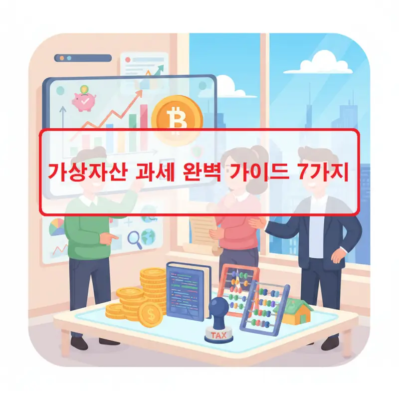 가상자산 과세 완벽 가이드 7가지를 소개하는 금융 세금 정보 썸네일