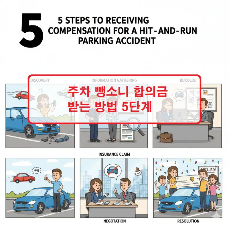 주차 뺑소니 합의금을 받는 방법 5단계를 안내하는 법률 정보 썸네일