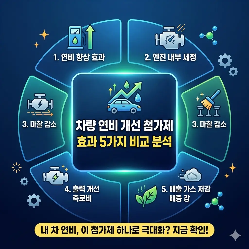 차량 연비 개선 첨가제의 종류별 효과를 5가지로 비교 분석한 자동차 정보 썸네일
