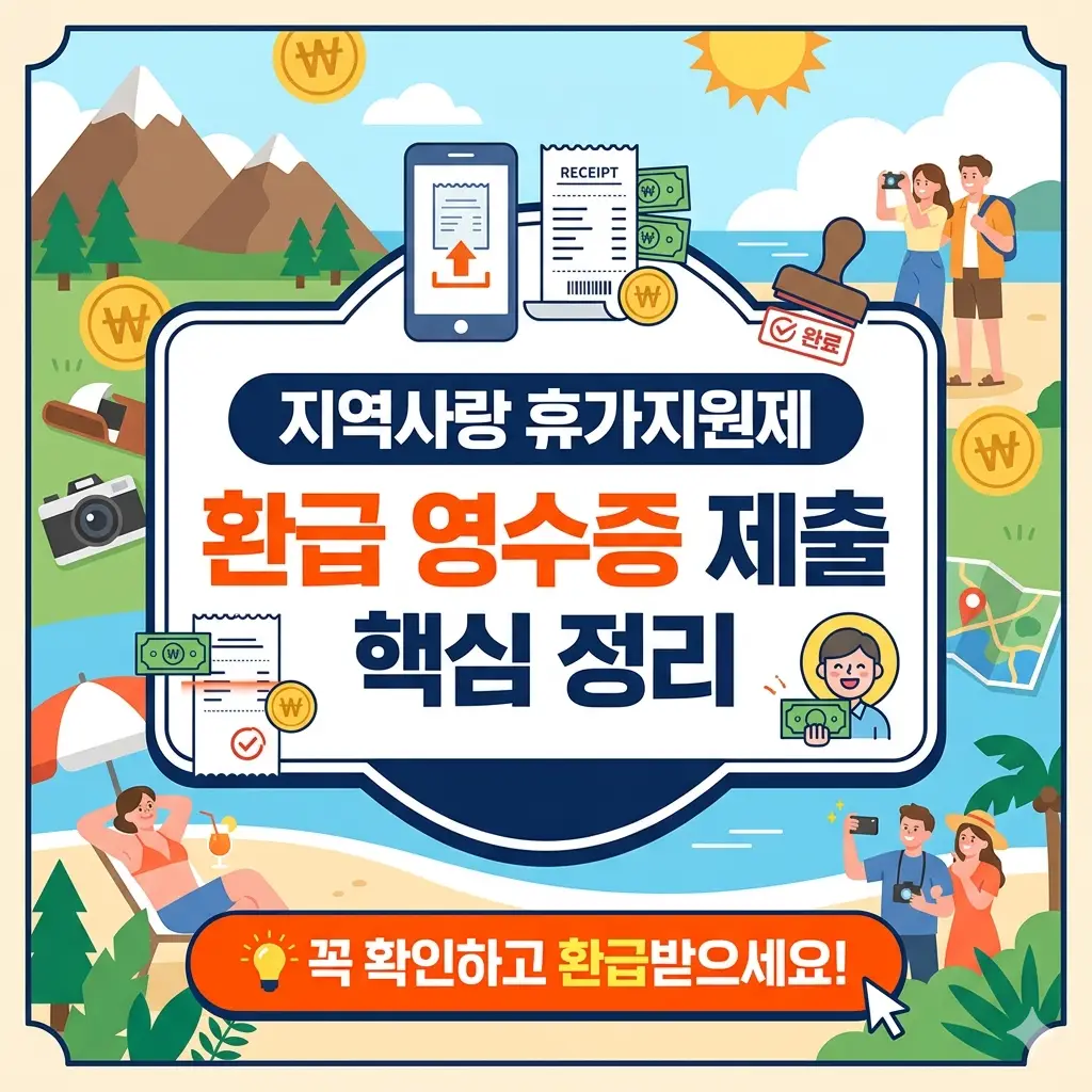 지역사랑 휴가지원제 환급 영수증 제출 방법을 핵심만 정리한 정책 정보 안내 썸네일
