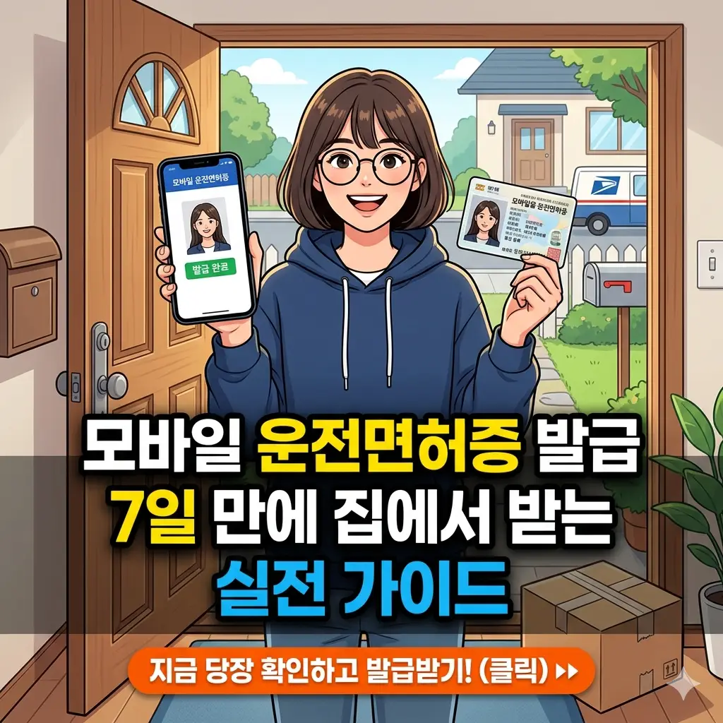 모바일 운전면허증 발급을 7일 만에 집에서 완료하는 실전 가이드 정보 썸네일