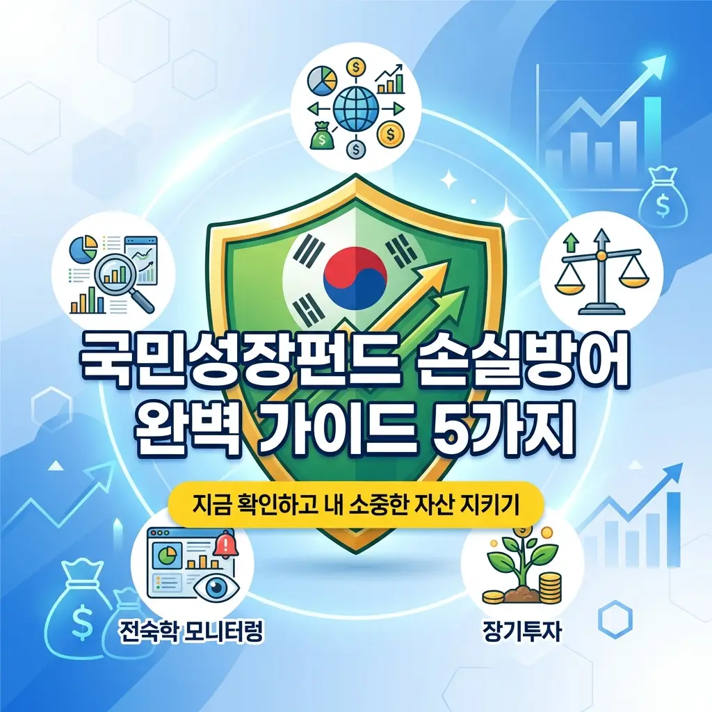 국민성장펀드 손실방어 방법 5가지를 정리한 투자 정보 썸네일