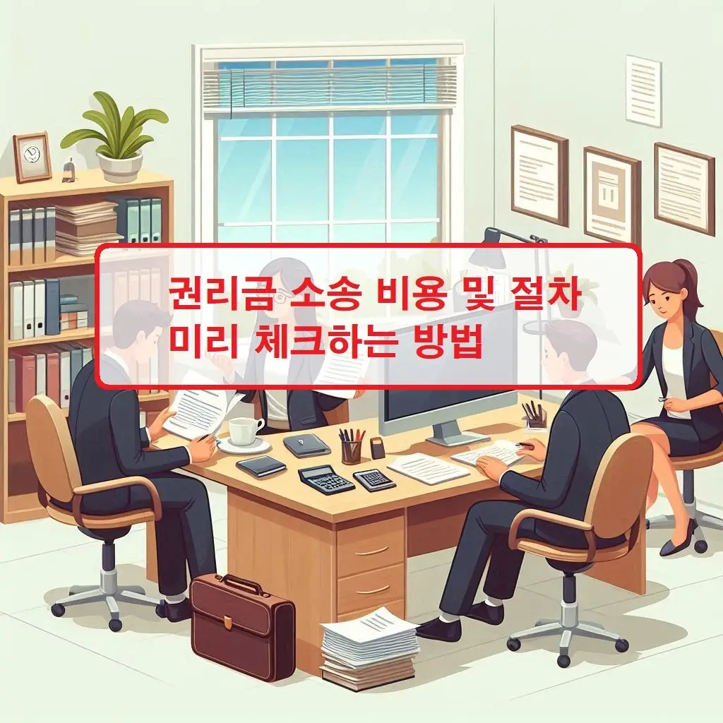 권리금 소송 비용 및 절차를 미리 체크하는 방법을 안내하는 법률 정보 썸네일