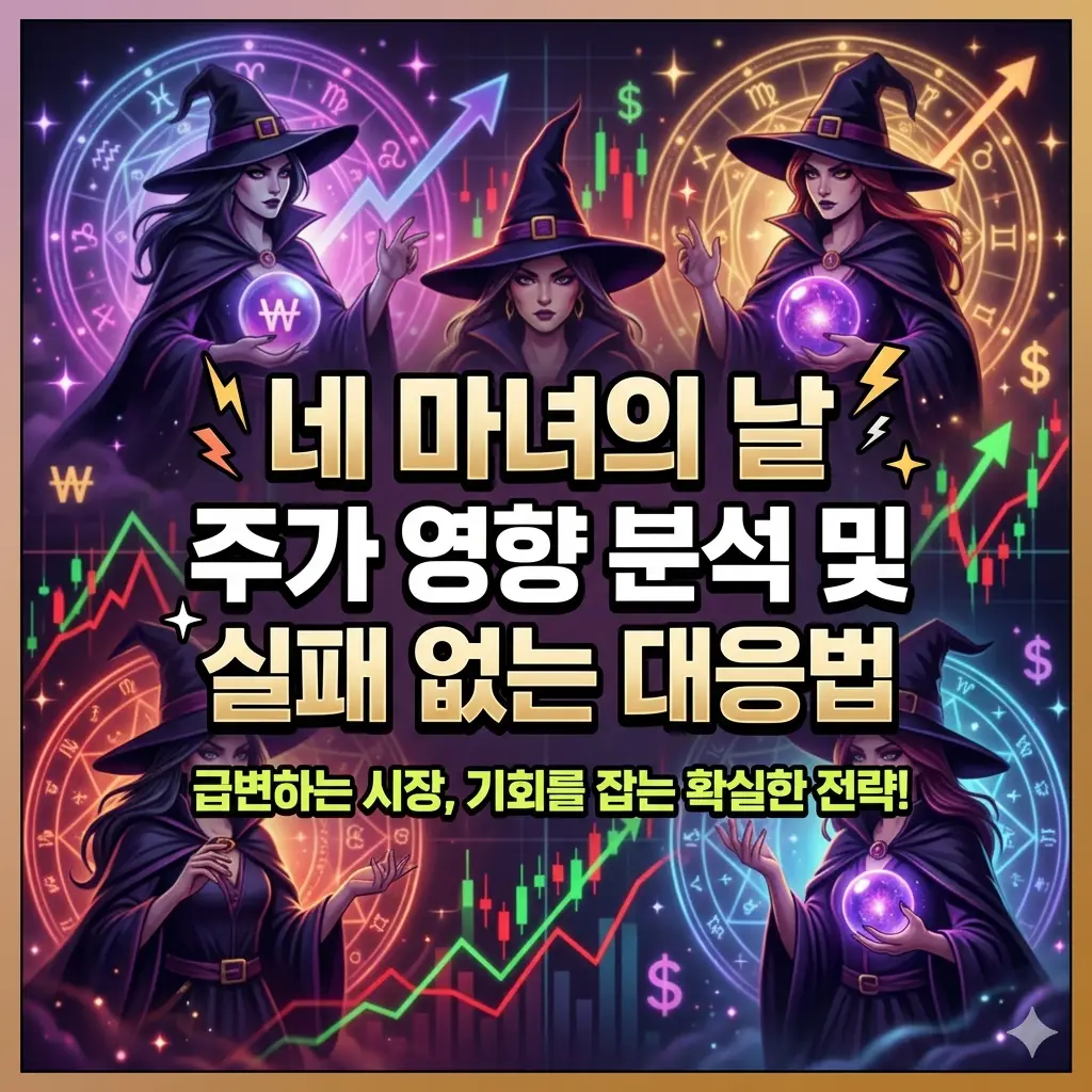 네 마녀의 날 주가 영향을 분석하고 실패 없는 투자 대응법을 안내하는 주식 정보 썸네일