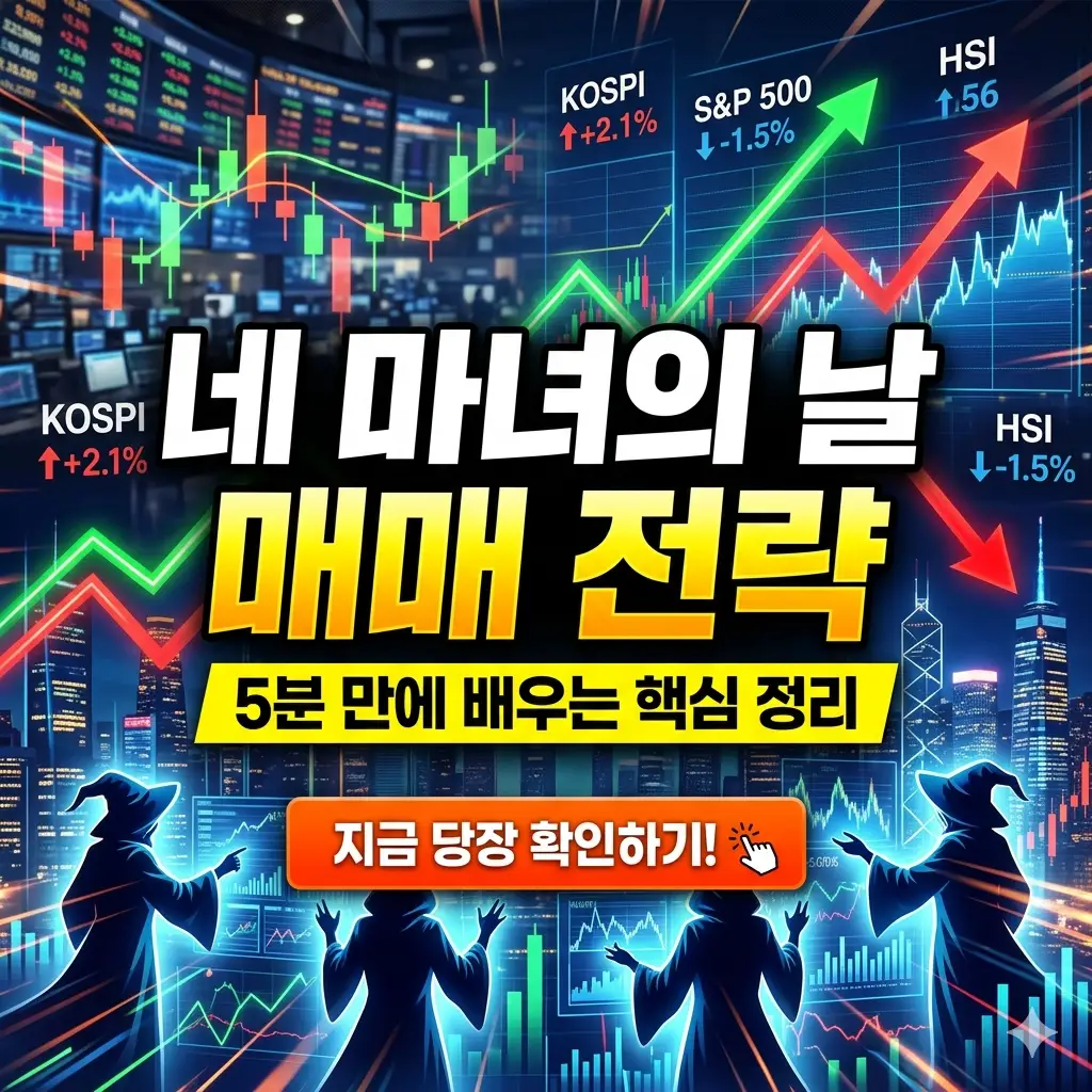 네 마녀의 날 매매 전략 핵심을 5분 만에 정리한 주식 투자 정보 썸네일