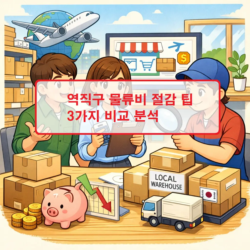 역직구 물류비 절감 팁 3가지를 비교 분석한 해외 판매 비용 절약 정보 썸네일